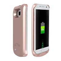 Case bateria NEWDERY para SAMSUNG S7 Gold Pink